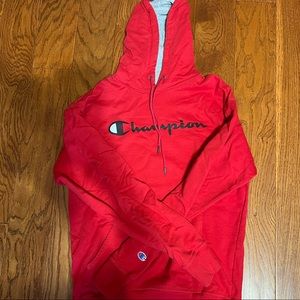 Red Champion Hoodie